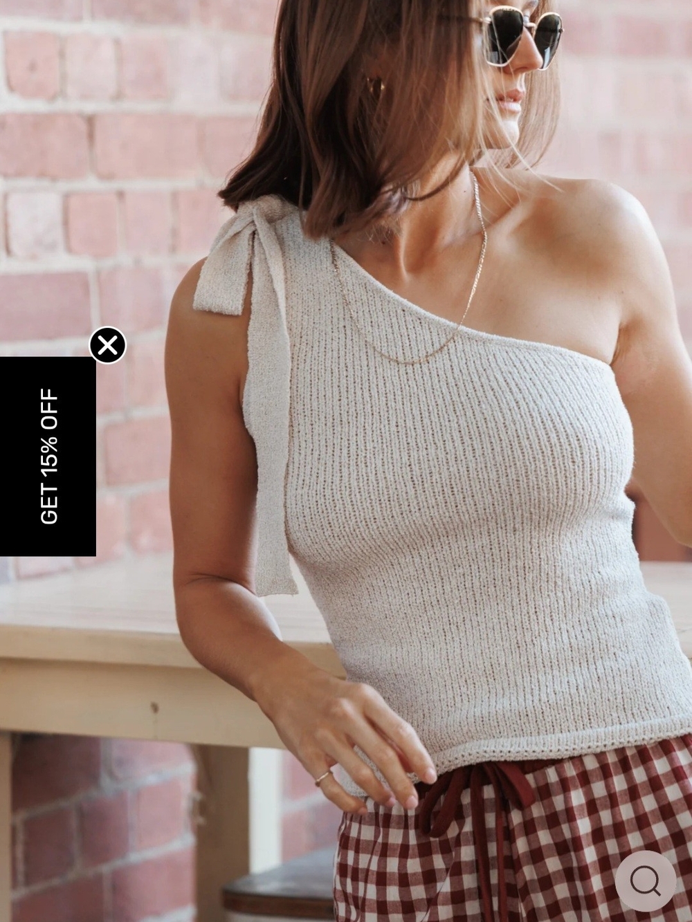 Woman's one shoulder bodysuit top with ribbed fabric (Thick And Not See Thru)
